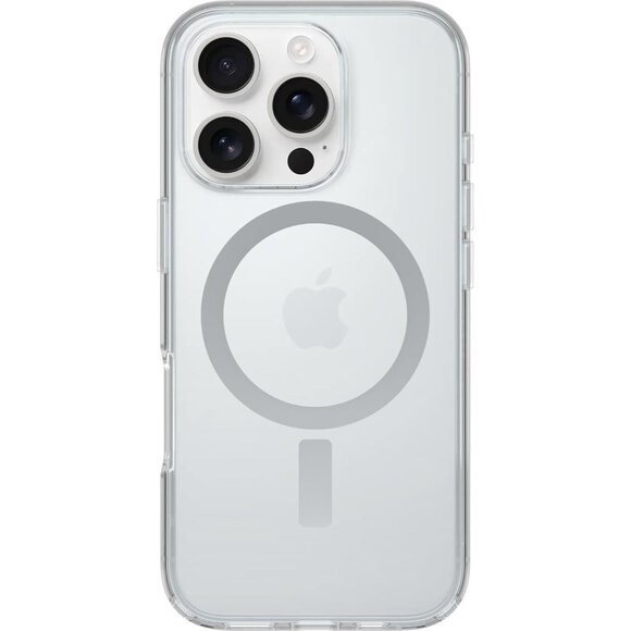 OtterBox iPhone 16 Pro Symmetry Series Case - CLEAR edge protection wireless - Picture 1 of 6